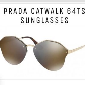 NWT Prada Catwalk 64T Sunglasses